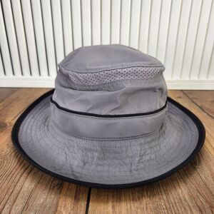 Sunday Afternoons Sun Bucket Hat Adult L Gray Wide Brim Mesh Vent Fishing Hiking